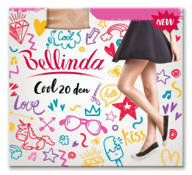 Dámske pančuchové nohavice COOL 20 DEN - BELLINDA M almond