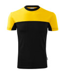 Tričko Colormix unisex žlté 2XL
