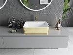 MEXEN - Catia umývadlo na dosku 48 x 37, biela/zlatá 21314806