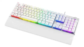 KRUX Frost RGB biela / Herná klávesnica / Drôtová / US layout / RGB (KRX0133)
