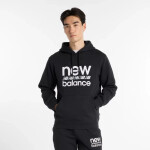 New Balance Sport Graphic Fleece Hoodie BK M MT51941BK pánske L
