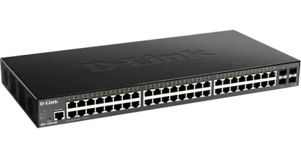 D-Link DGS-1250-52X / 48- Port SMART Managed Gigabit Switch / 4X 10G SFP+
