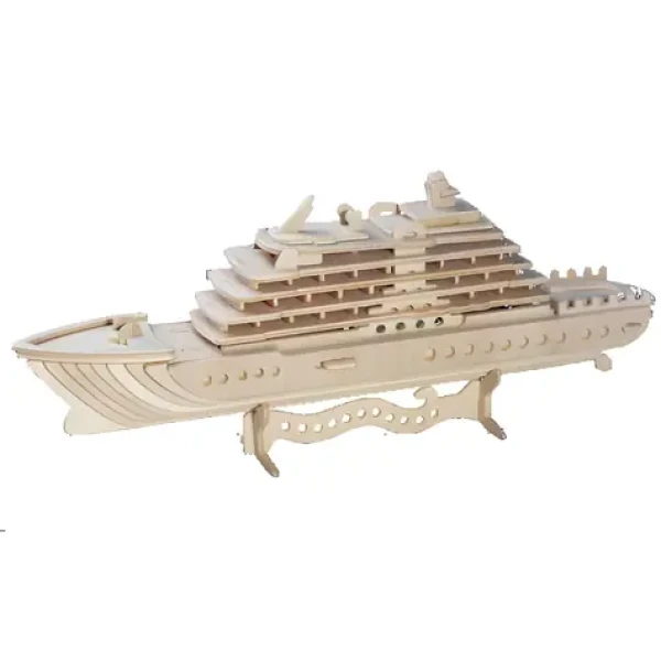 Woodcraft Drevené 3D puzzle Luxusná jachta