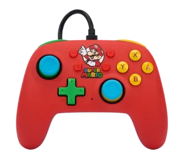 PowerA Nano ovládač Mario Medley / Herný ovládač / drôtový / USB / Nintendo Switch (NSGP0123-01)