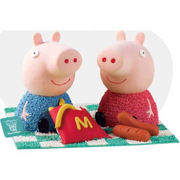 Silicone form for a big piglet Pepa 15x10 cm - Cakesicq - Cakesicq