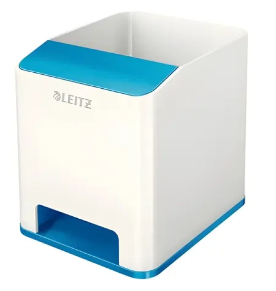 Leitz Wow hudobná biela/modrá / Stojanček na ceruzky / držiak na telefón / plast (53631036)