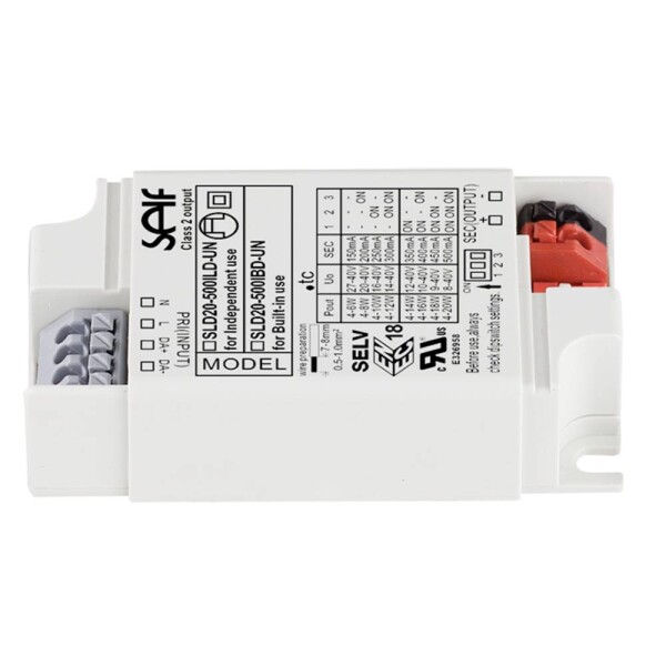 Self Electronics SLD20-500IBD-UN napájací zdroj pre LED 20 W 0.5 A 8 - 40 V stmievateľný; SLD20-500IBD-UN