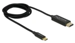 DeLock Kábel USB Type-C (M) - HDMI (M) 1m čierna / DP Alt Mód / 4K / 60Hz / koaxial (84904)