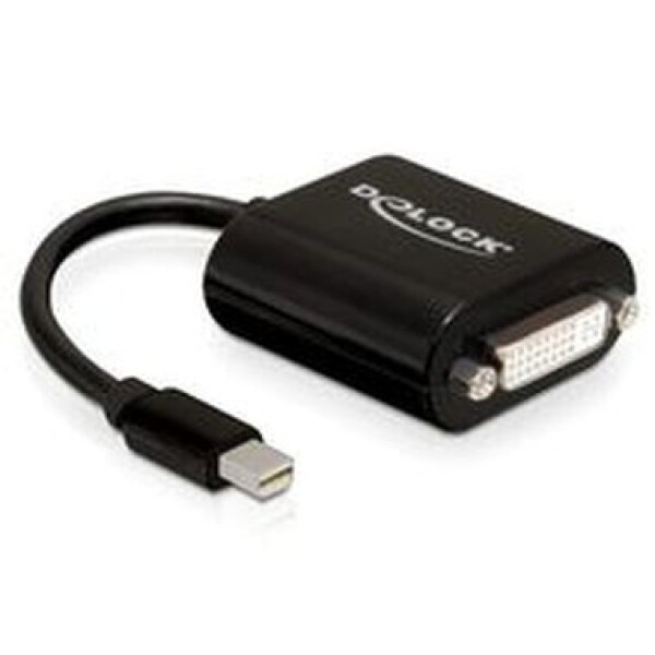 Delock adaptér DisplayPort mini (samec) na DVI 24+5 (samica), čierna (65098)