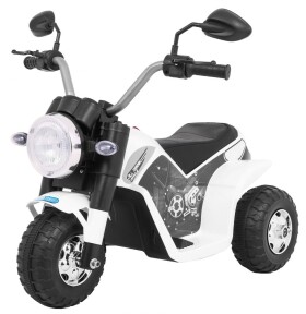 Mamido Detská elektrická motorka Minibike biela