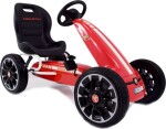 Joko Abarth Gokart s pedálmi EVA kolesá červená
