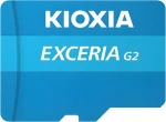 KIOXIA EXCERIA G2 microSDXC 128GB + adaptér / Class 10 / UHS-I U3 / A1 / V30 / čítanie: 100MBs / zápis: 50MBs (LMEX2L128GG2)