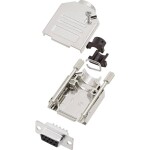 Encitech DTCK09-DBS-K 6355-0061-11 sada D-SUB zásuvková lišta 180 ° Pólov: 9 spájkovaný 1 sada; 6355-0061-11