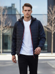 Pánska prechodná bunda prešívaná tmavomodrá FashionStreet TX4401 XL