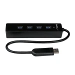 StarTech USB 3.0 HUB 4 porty čierna / 4× USB-A / 5 Gbps (ST4300PBU3)
