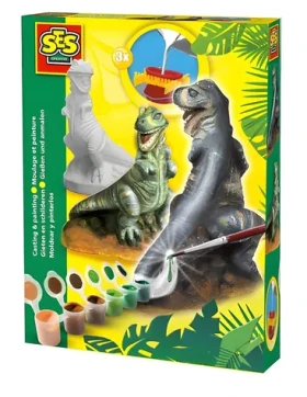 SES Creative Sadrová sada Odlievanie a maľovanie T-Rex