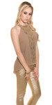 Sexy Koucla neckholder top with chains fringes