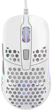 XTRFY M42 RGB biela / herná myš / optická / 16000DPI / 6 tlačidiel / RGB / 2 veľkosti / USB / 1.8m (M42-RGB-WHITE)