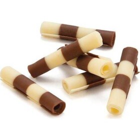 Čokoládové rolky dvoubarevné Thuja (50 g) - dortis - dortis