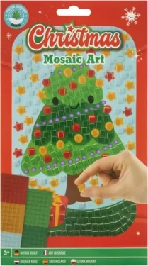 GRAFIX Mozaikový obrázok Vianoce: Stromček 14x23 cm