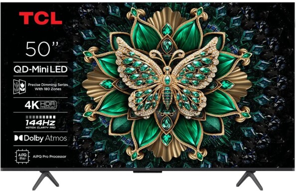 TCL 50Q6C televízor127 cm (50") 4K Ultra HD Smart TV Wi-Fi Metalický