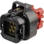 TE Connectivity zásuvkové púzdro na kábel AMPSEAL Počet pólov 8 776286-1 1 ks; 776286-1