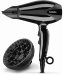 BaByliss Compact Pro / sušič na vlasy / 2400W / 3 teploty / 2 rýchlosti / Difuzér / 2x koncentrátor (6715DE)