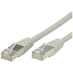 Value 21.99.0803 RJ45 sieťové káble, prepojovacie káble CAT 6 S/FTP 3.00 m sivá dvojžilový tienený 1 ks; 21.99.0803