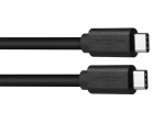 Avacom USB Type-C - USB Type-C čierna / Kábel USB / 3A / 100cm (DCUS-TPCC-P10B)