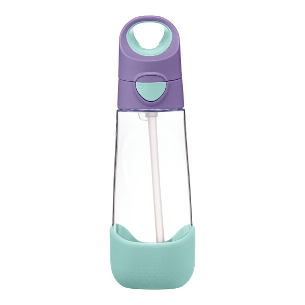 B.box Láhev na pití s brčkem 600 ml - lilac pop EUR