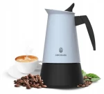 Cecotec Piccolina 600 svetlo modrá/čierna / Moka kanvička / 300 ml / 6 šálok (109)