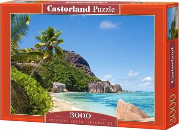 Castorland 300228 Puzzle Tropická pláž, Seychely