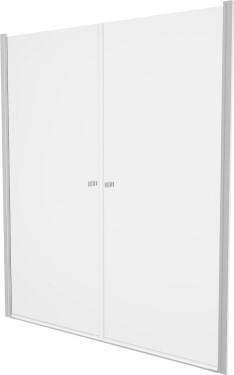 MEXEN/S - Pretoria Duo krídlové sprchové dvere 160, transparent, chróm 852-160-000-02-00