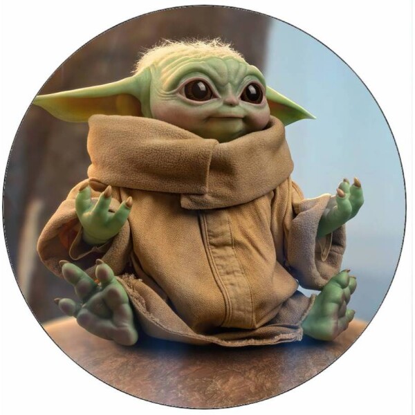 Jedlý papier Mandalorian Baby Yoda 19,5 cm - Pictu Hap - Pictu Hap