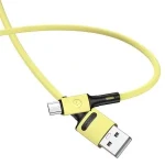 USAMS SJ435 U52 Dátový a Nabíjací Kábel MicroUSB 1m žltá (6958444989020)