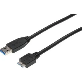 Digitus čierny / USB kábel / USB-A - Micro USB-B / USB 3.0 / 1 m (AK-300116-010-S)