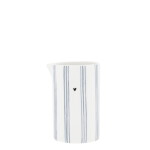 Bastion Collections Keramický džbánek White / Blue Stripes 250 ml