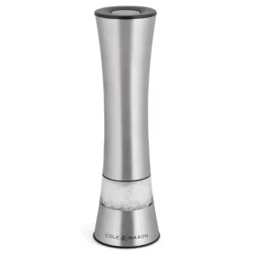 ColeMason Burford Classic nerez / Mlynček na korenie / elektrický / výška 18 cm (H312010)