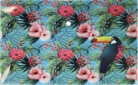 HAPPY SPIRIT Zložka s cvokom A4 Tropical / Zložka / A4 / cvokové zapínanie / 33 x 23,5 cm (0400506)
