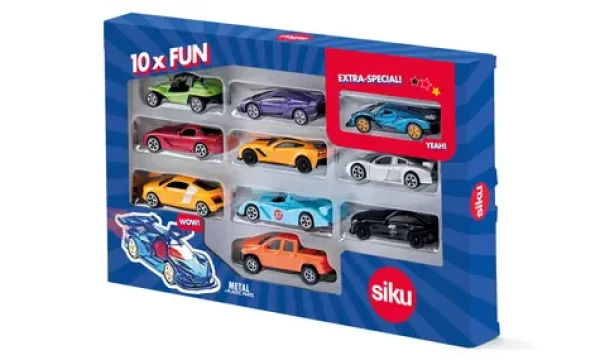 Siku Blister - set športových áut 10 ks