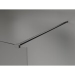 MEXEN/S - Kyoto-X Sprchová zástena WALK-IN 70 x 200, dekor 10 mm, grafit kartáčovaná 800-070-101-66-30-X