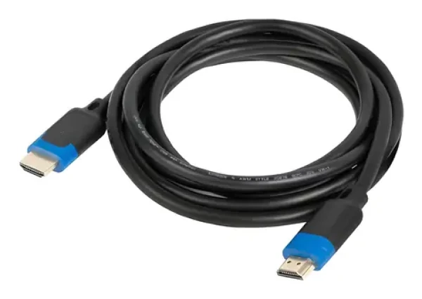Lanberg CA-HDMI-30CC-0018-BK čierna / Kábel HDMI / 1.8 m / HDMI 2.1 / 48 Gbit/s / 8K 240Hz (CA-HDMI-30CC-0018-BK)