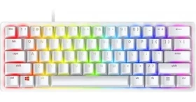 Razer Huntsman V3 Pro Mini biela / herná klávesnica / mechanická / Razer Analog Optical Switch Gen 2 / US Layout (RZ03-04991700-R3M1)