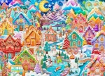 ALIPSON Puzzle Farebná noc v Cookietowne