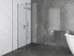 BESCO - Walk-in sprchovací kút VAYO - Farba rámu zásteny - Hliník chróm, Rozmer A - 110, Rozmer C - 200, Smer zatváranie - Univerzálny Ľavé / Pravé, Výplň - Číre bezpečnostné sklo - 8 mm BCVAYO110CC