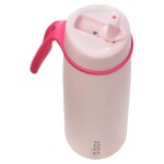 B.box Nerezová termoska na pitie so slamkou 690 ml - Pink paradise EUR