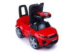 Mamido Mamido Detské odrážadlo auto Range Rover style červené Gumové kolesá