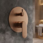 REA - Podomietková sprchová sada Drop Brush Copper + BOX REA-P9660