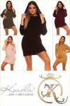 Sexy KouCla XXL knit minidress with hoodie Einheitsgroesse