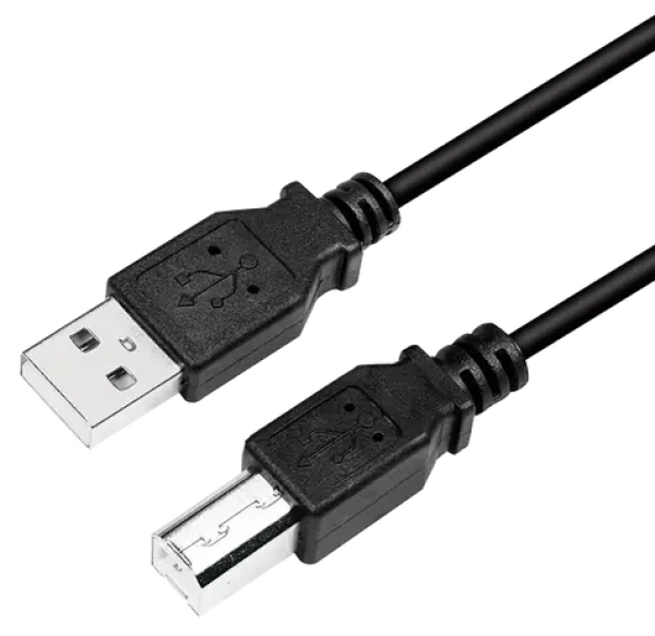 LogiLink CU0007B čierna / Prepojovací kábel / USB 2.0 / USB-A - USB-B / 2 m (CU0007B)